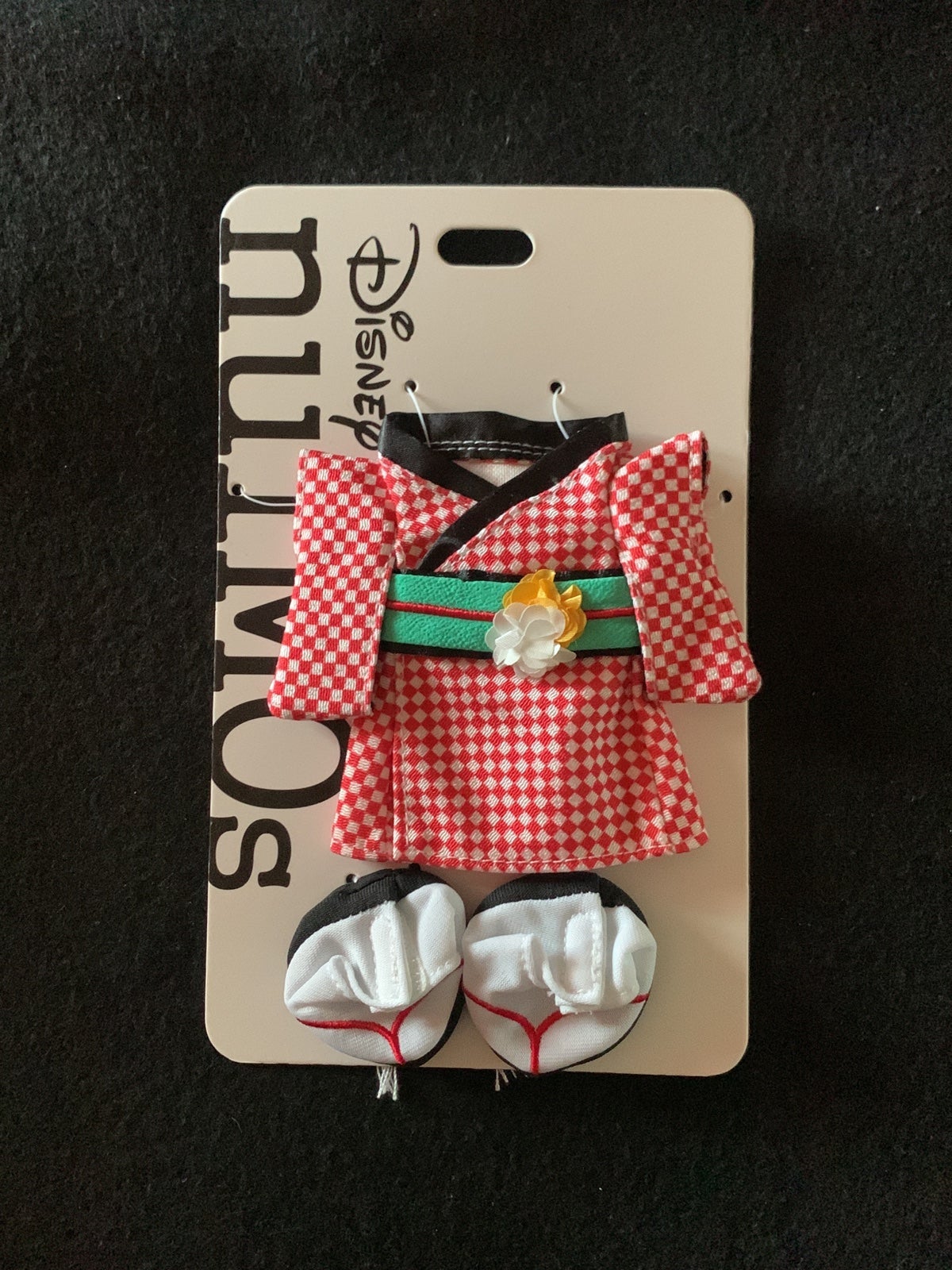 Disney Store Japan nuiMOs Red checkered Kimono Costume