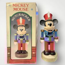 Retired 13 MICKEY MOUSE NUTCRACKER Band Wooden Kurt Adler Disney Used With Box