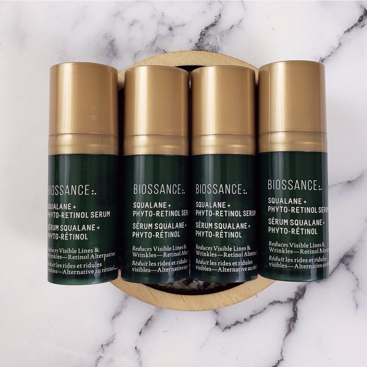 Biossance Squalane + Phyto-Retinol Serum (x4)