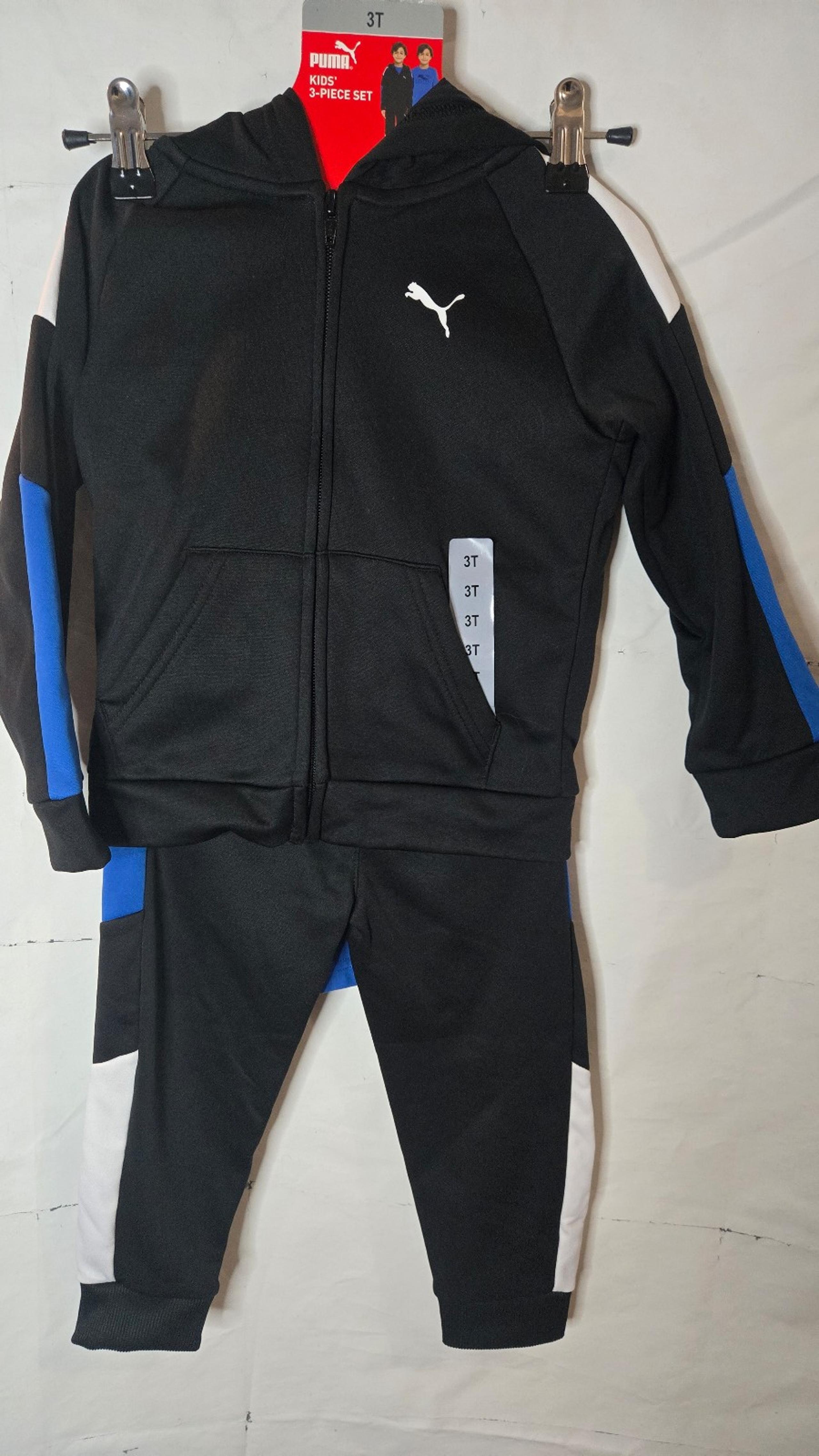 PUMA Kids 3- Piece Set 3T Black New