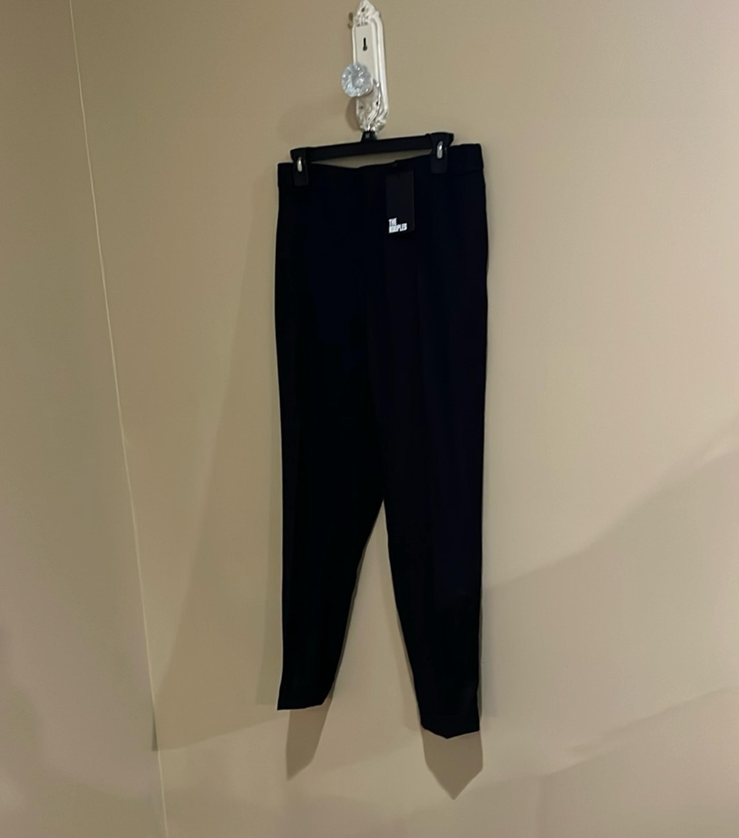The Kooples Classic super slim fit Black cuffed Pants