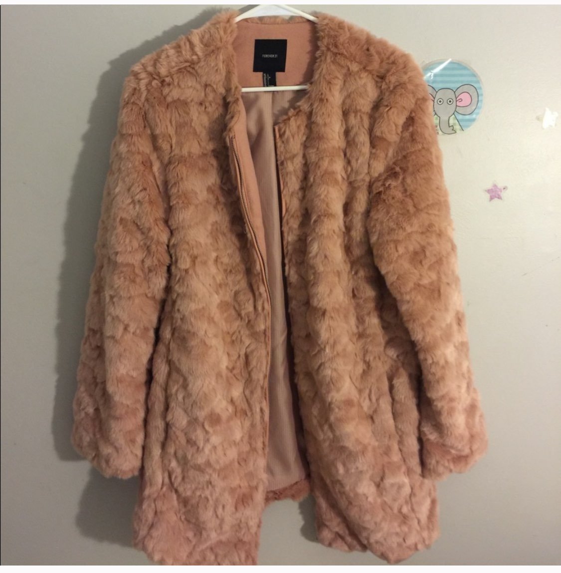faux fur coat