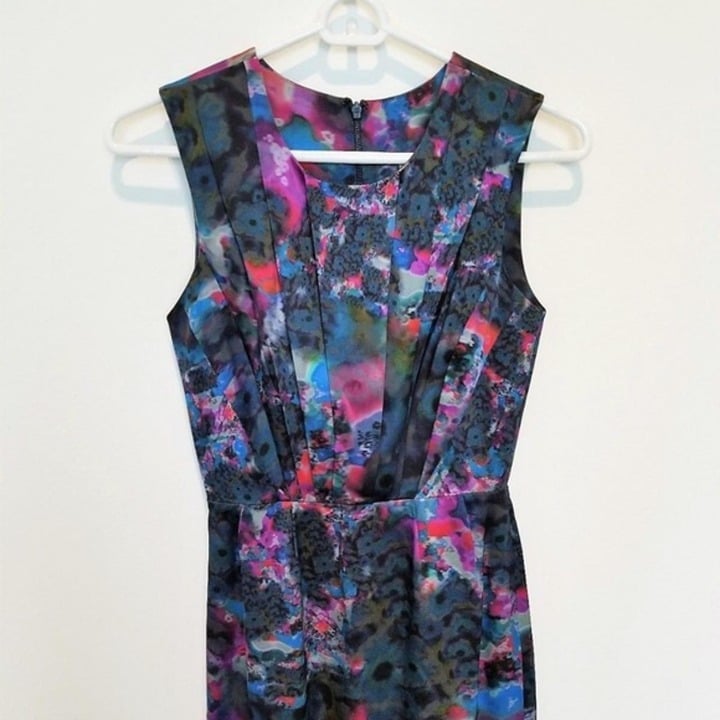 Erdem Floral Silk Sleeveless Dress