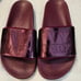 Ivy Pary metallic purple slides Size 6
