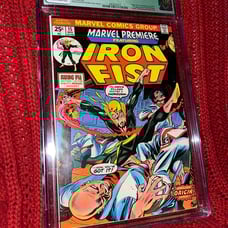 MARVEL PREMIERE #15 CGC 7.5 1974 QUALIFIED O/W to WHITE PAGES 1ST APP IRON FIST.