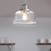 Progress Lighting Embellish Galvanized Coastal Clear Glass Bell Led Pendant Ligh