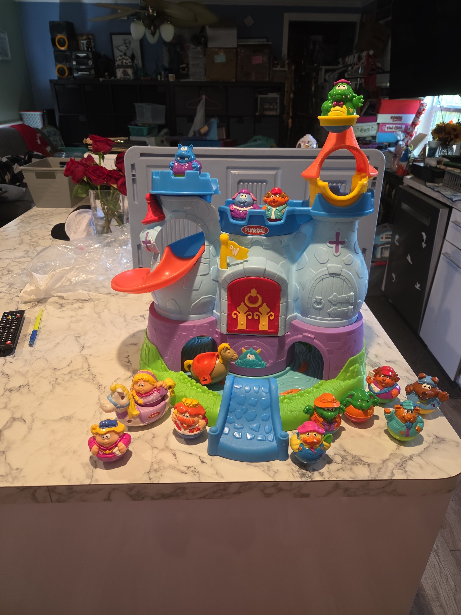 Playskool Weebles Weebalot Musical Castle 2005 Working