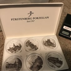 Fürstenberg Porzellan Coaster seit 1747