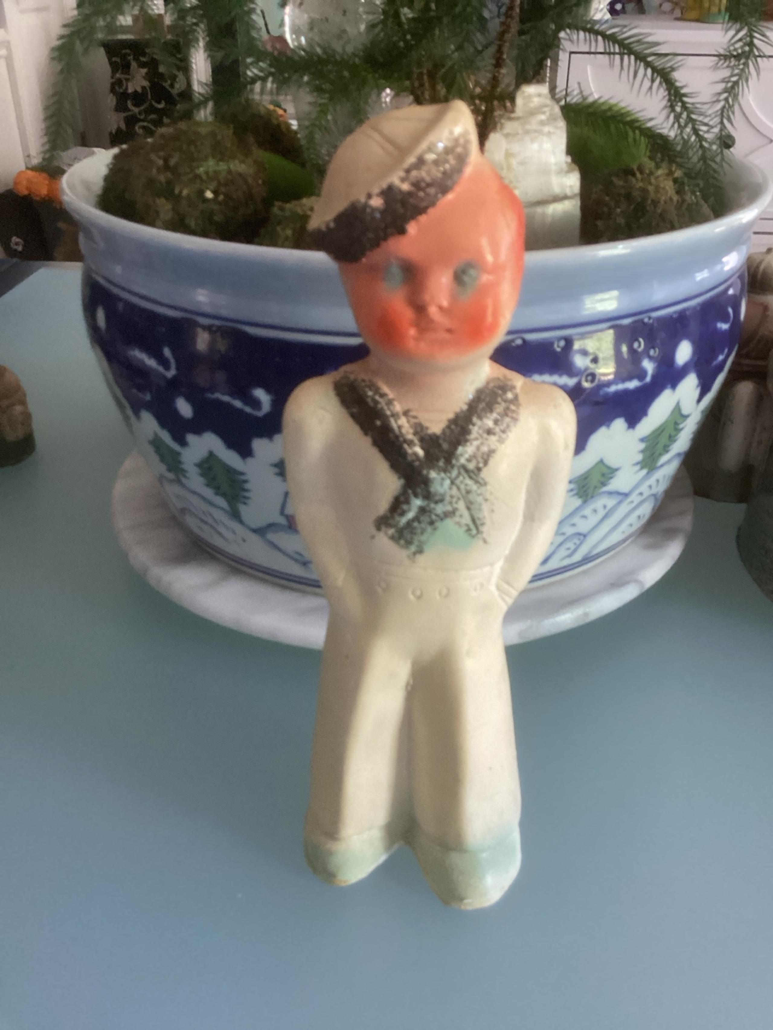 CARNIVAL CHALKWARE, NAVY BOY