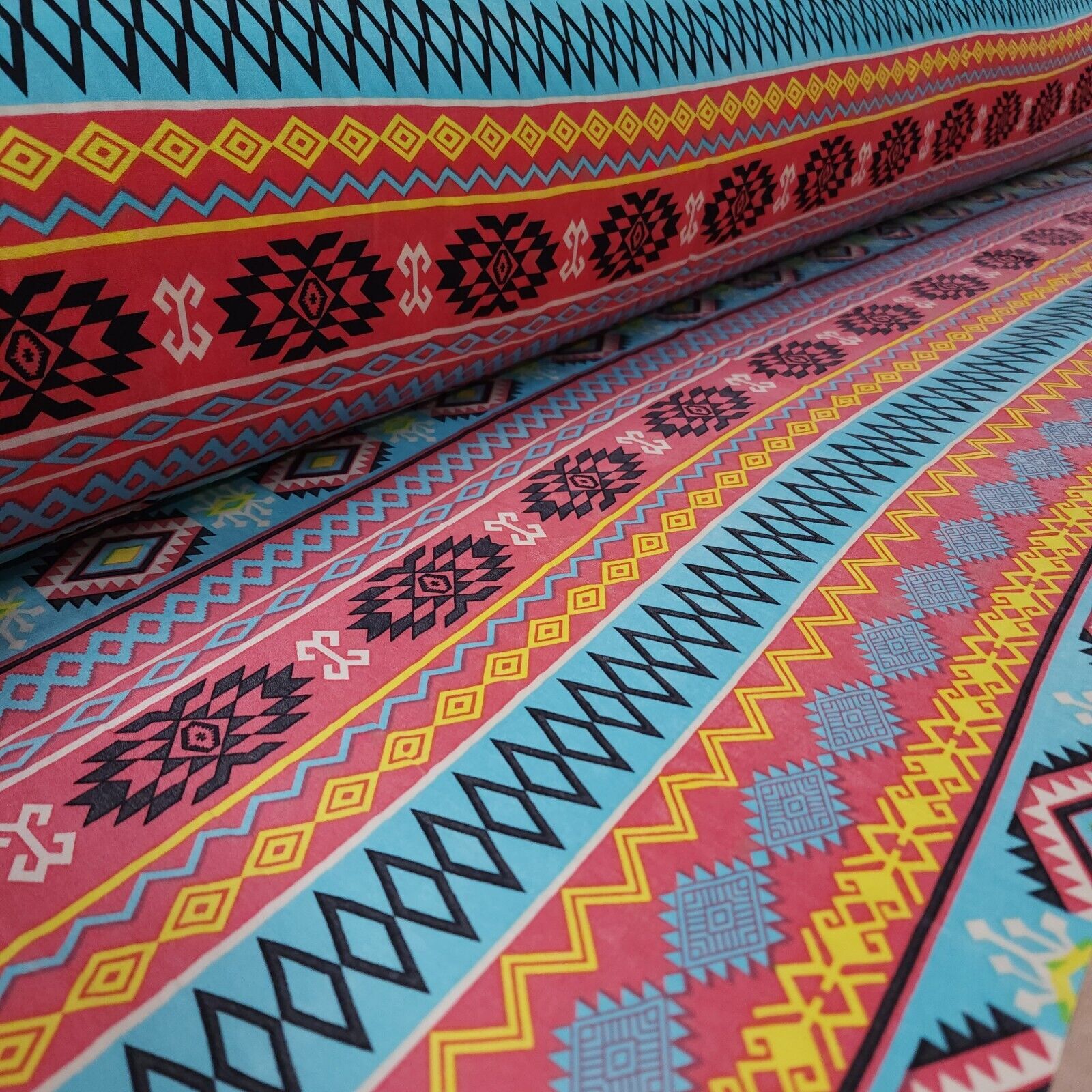 Wholesale Native American Indian Tribal Print Fabric Sold By the Bolt 40 yards