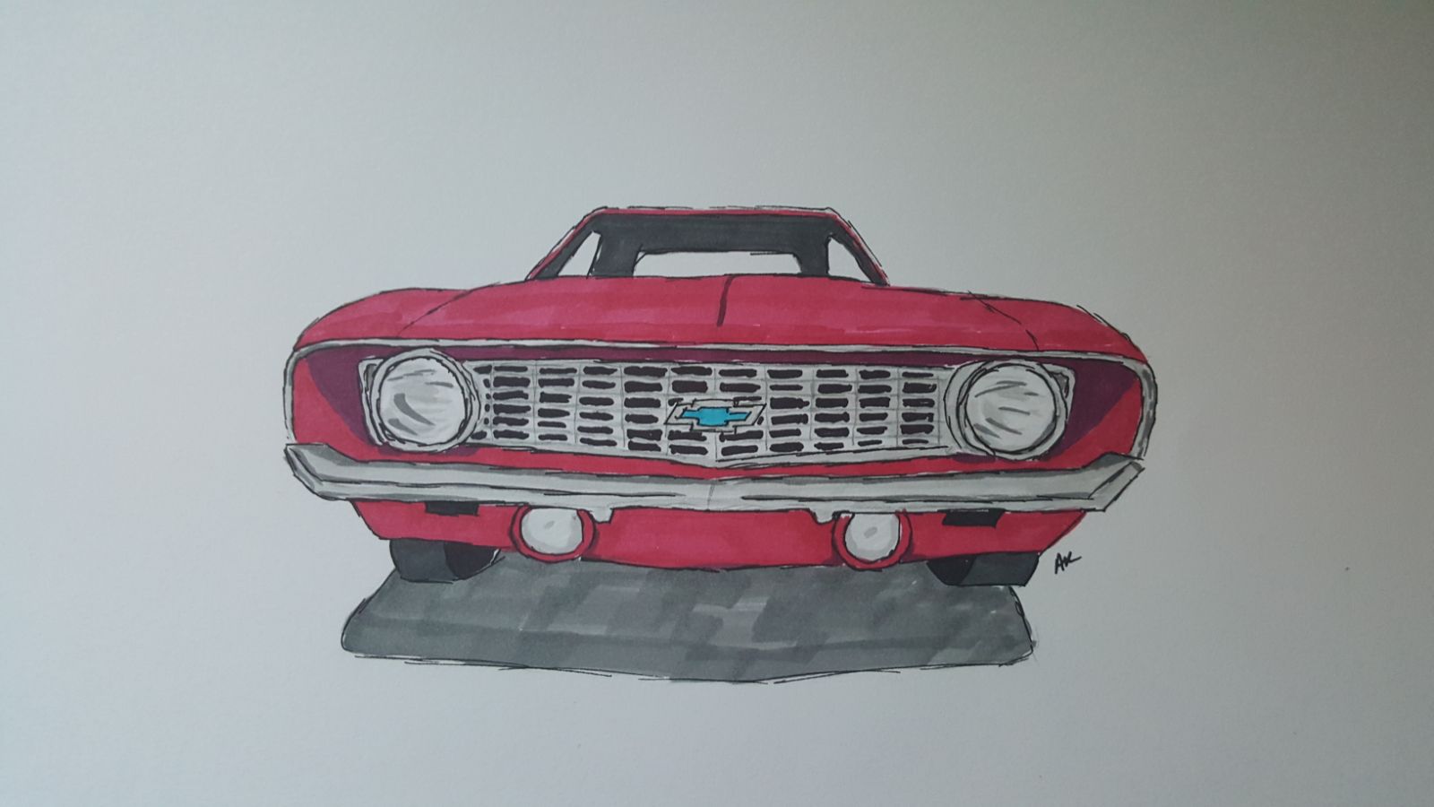 1969 Camaro Drawing