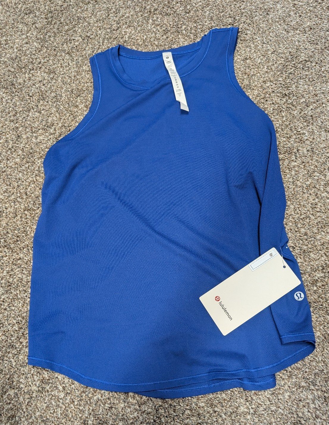 Lululemon high neck run and train tank