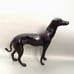 Vintage 1950s Bronze Art Deco Greyhound Statue MCM Decor Dog Figure Mid Century