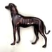 Vintage 1950s Bronze Art Deco Greyhound Statue MCM Decor Dog Figure Mid Century