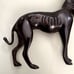Vintage 1950s Bronze Art Deco Greyhound Statue MCM Decor Dog Figure Mid Century