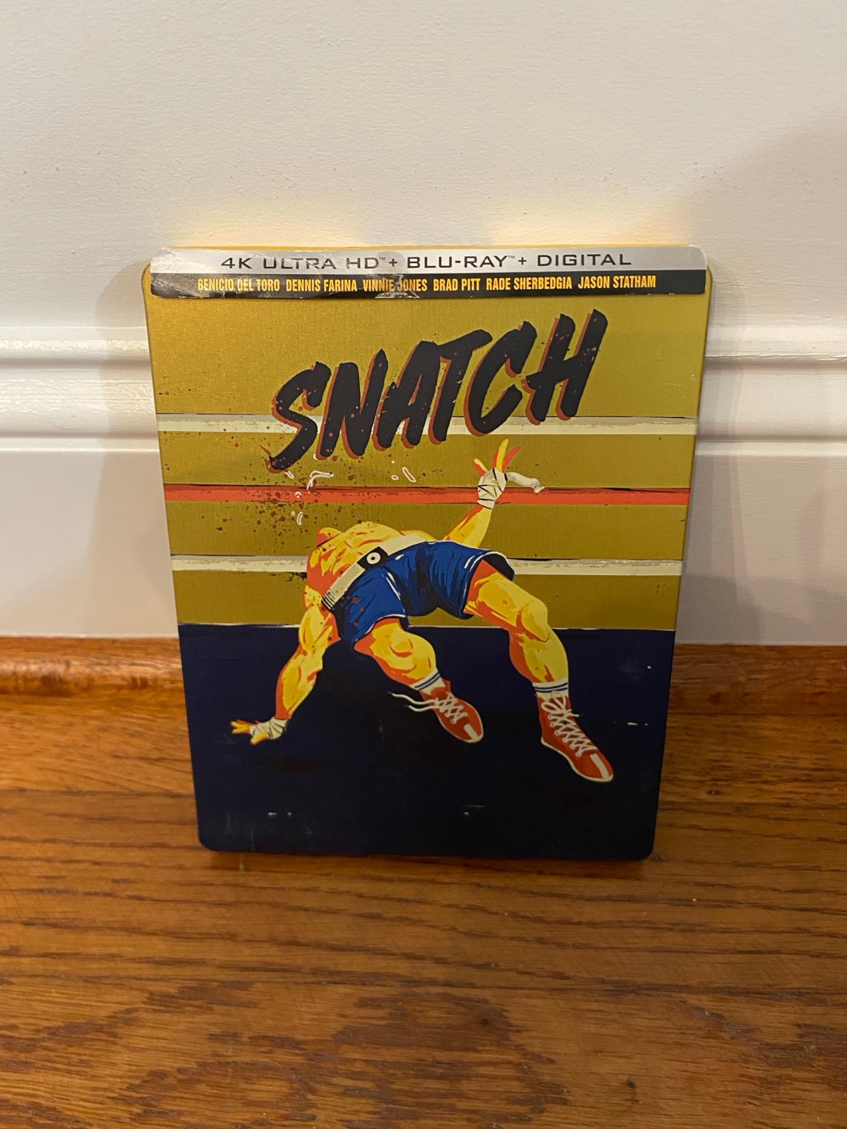 Snatch (4K/Blu-ray, 2022, STEELBOOK) Jason Statham Brad Pitt Guy Ritchie Comedy
