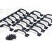 50 Cast Iron Drawer Pulls, Window Pulls, 4 Long