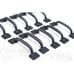 50 Cast Iron Drawer Pulls, Window Pulls, 4 Long