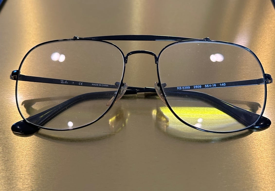 Ray Ban Aviator Unisex Square Eyeglasses