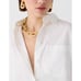 NWT J. Crew Etienne Oversized Oxford Shirt L LP PL White Blouse Top BZ990 J.Crew