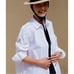 NWT J. Crew Etienne Oversized Oxford Shirt L LP PL White Blouse Top BZ990 J.Crew