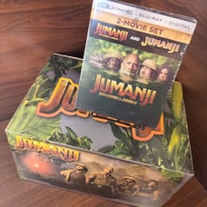 Jumanji/Jumanji: Welcome to the Jungle 4K STEELBOOK+POPBOX - NEW-Free SHIPPING!