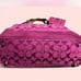 Coach Vintage Y2K Hot Pink Signature C Purse with matching wallet