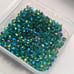 120 Swarovski Erinite Abx2 Round 4mm Beads