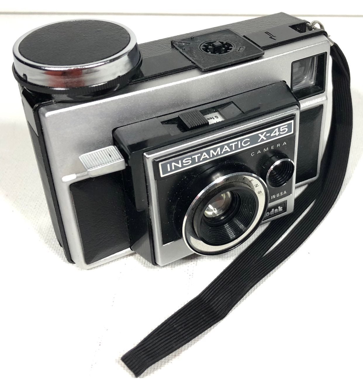 Vintage Kodak Instamatic X-45 Camera Used Good Condition W/ Strap.