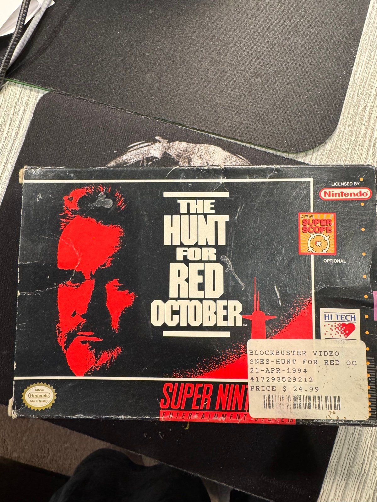 the hunt for red october SNES game