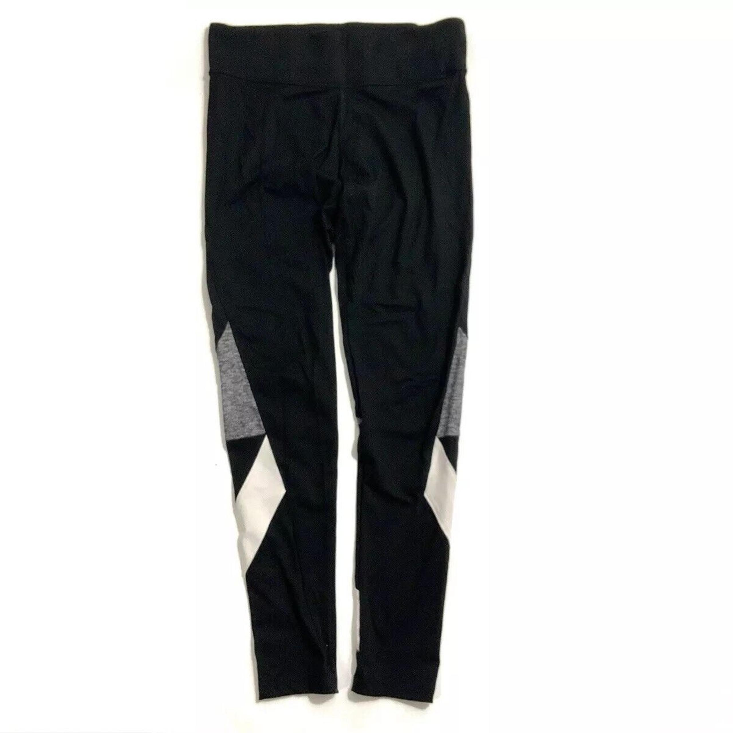 Pink Ultimate Black Full Yoga Athletic Trainer Pants Leggings Womens Size Medium
