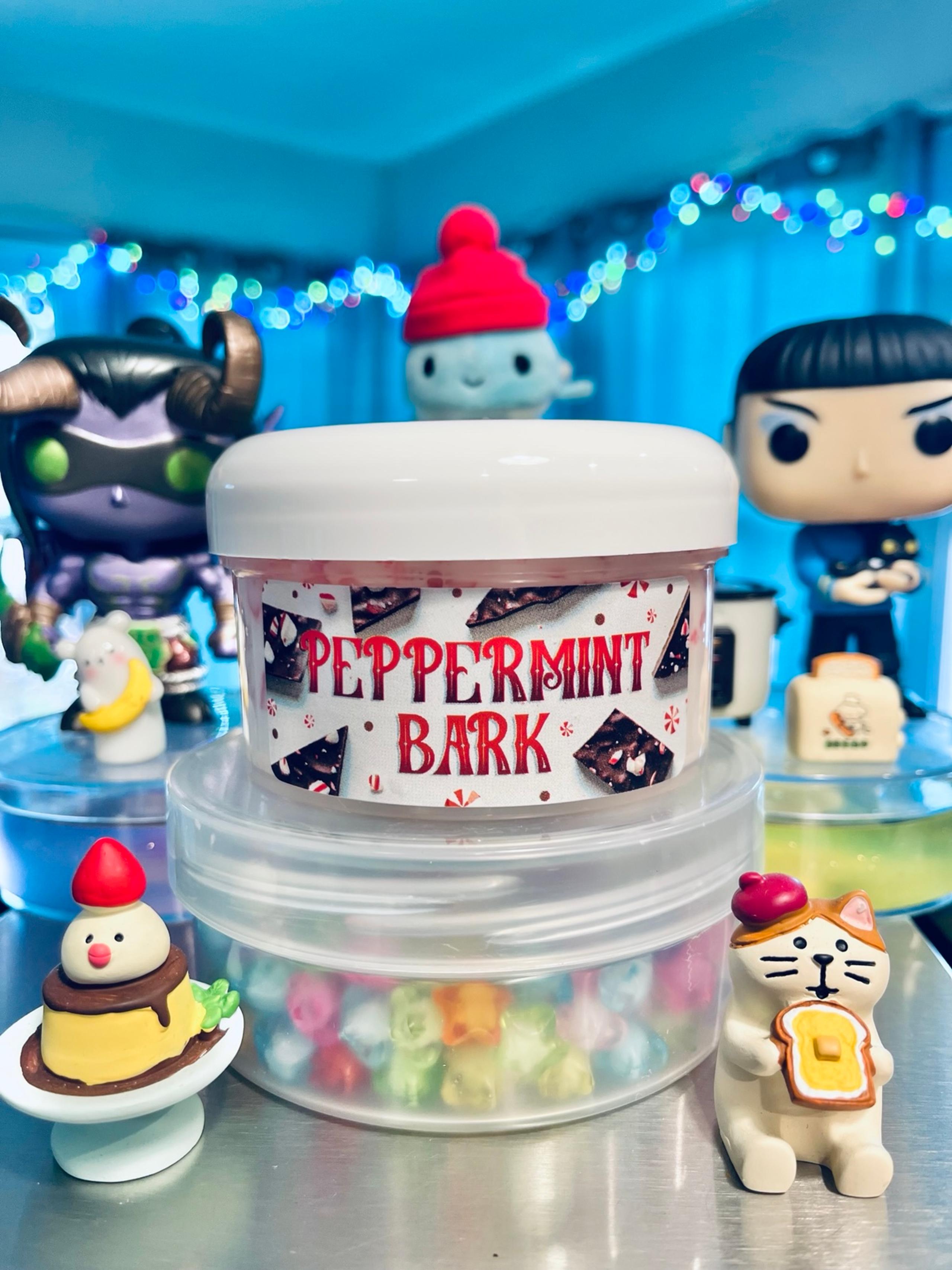 Pilot Slimes Peppermint Bark Slime