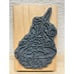 Vtg 1998 Stampendous Beatriz Potter Mr Jeremy Fisher Wood Mounted Rubber Stamp