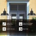 Sea Gull 8737401-12 Transitional One Light Outdoor Wall Lantern from Barn Light