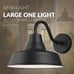 Sea Gull 8737401-12 Transitional One Light Outdoor Wall Lantern from Barn Light