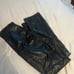 Abercrombie and Fitch vegan leather 90’s straight high rise pants