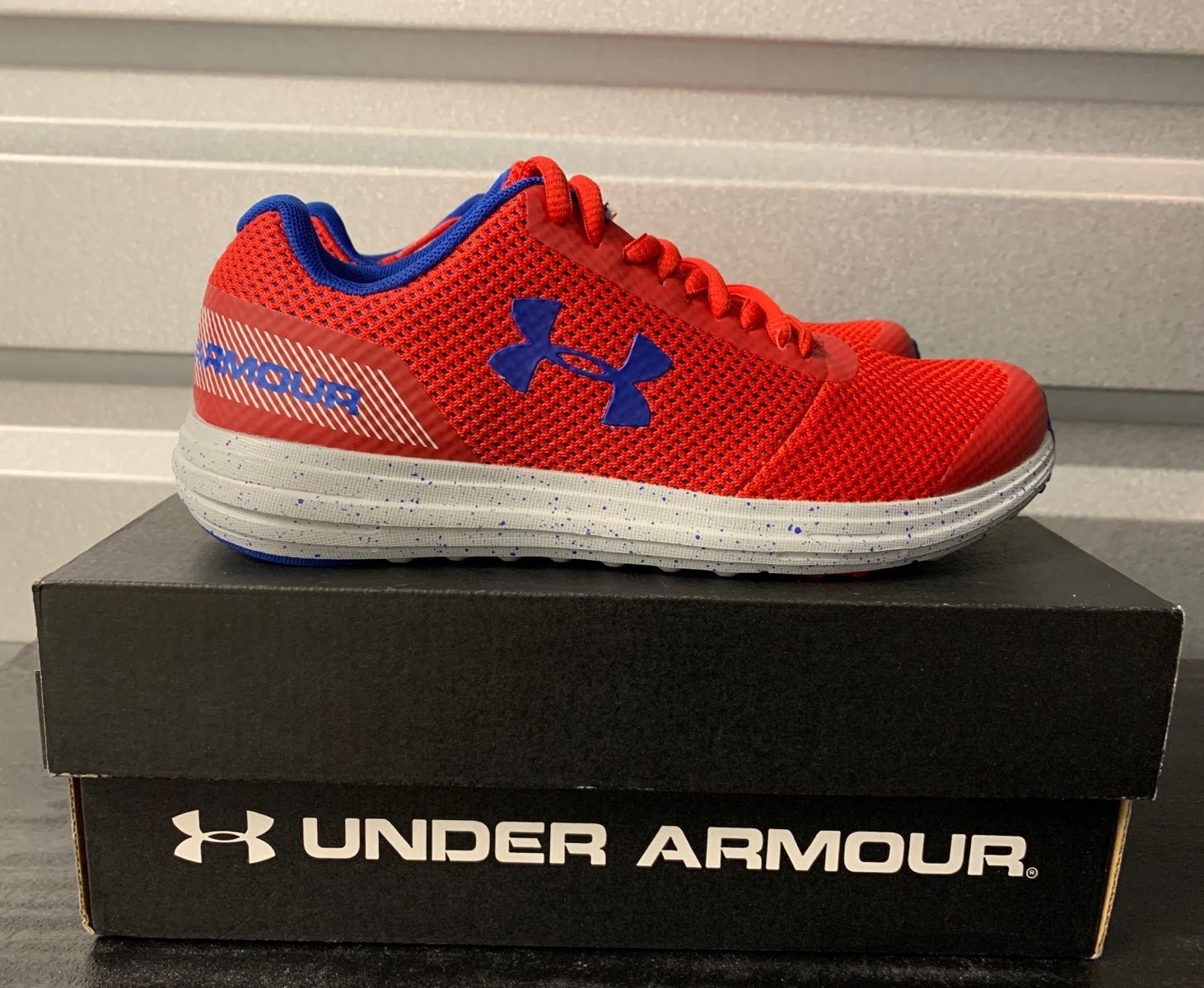 New Boys Size 4.5 Under Armour Shoes