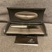 Parker Ballpoint Pen Executive Pen Set Chrome Black w Case Executive Pen in Box