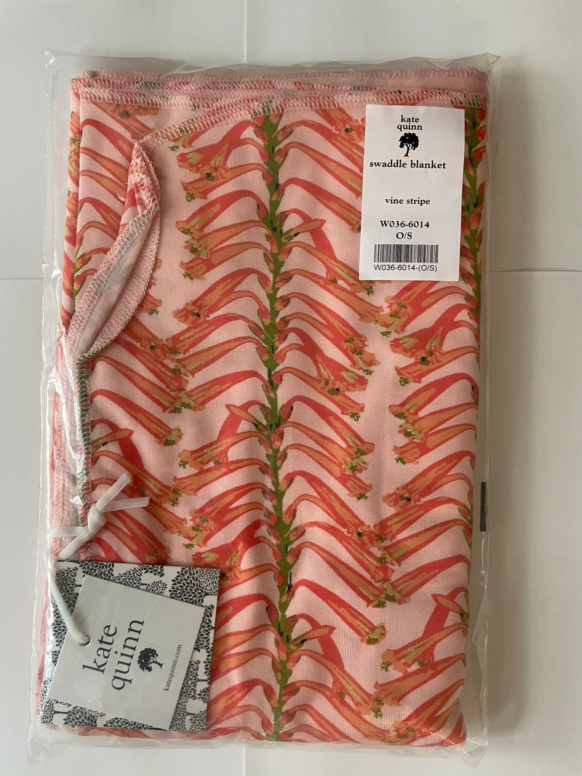 Kate Quinn Vine Stripe Swaddle