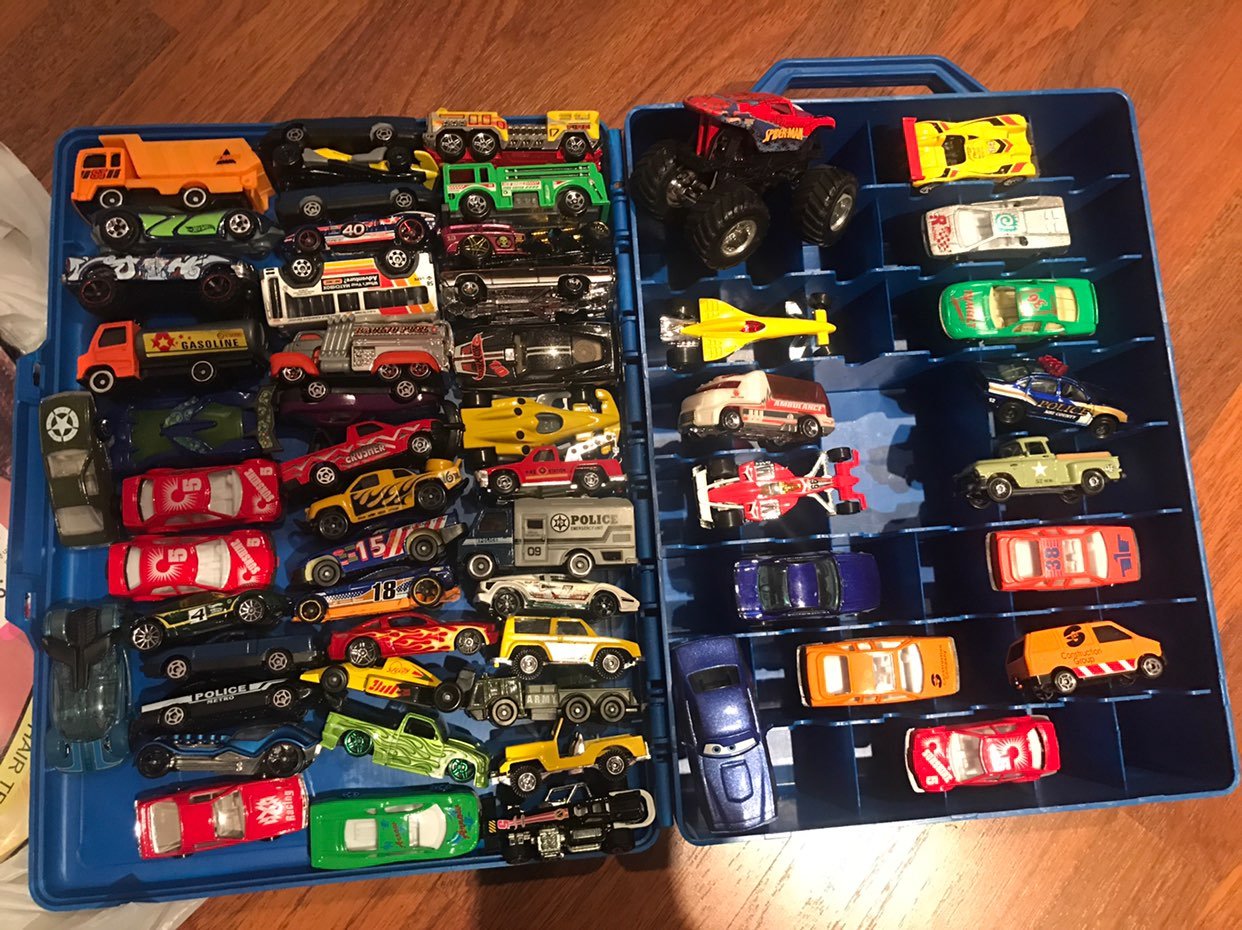 Hot Wheels Cars And Carrying Case