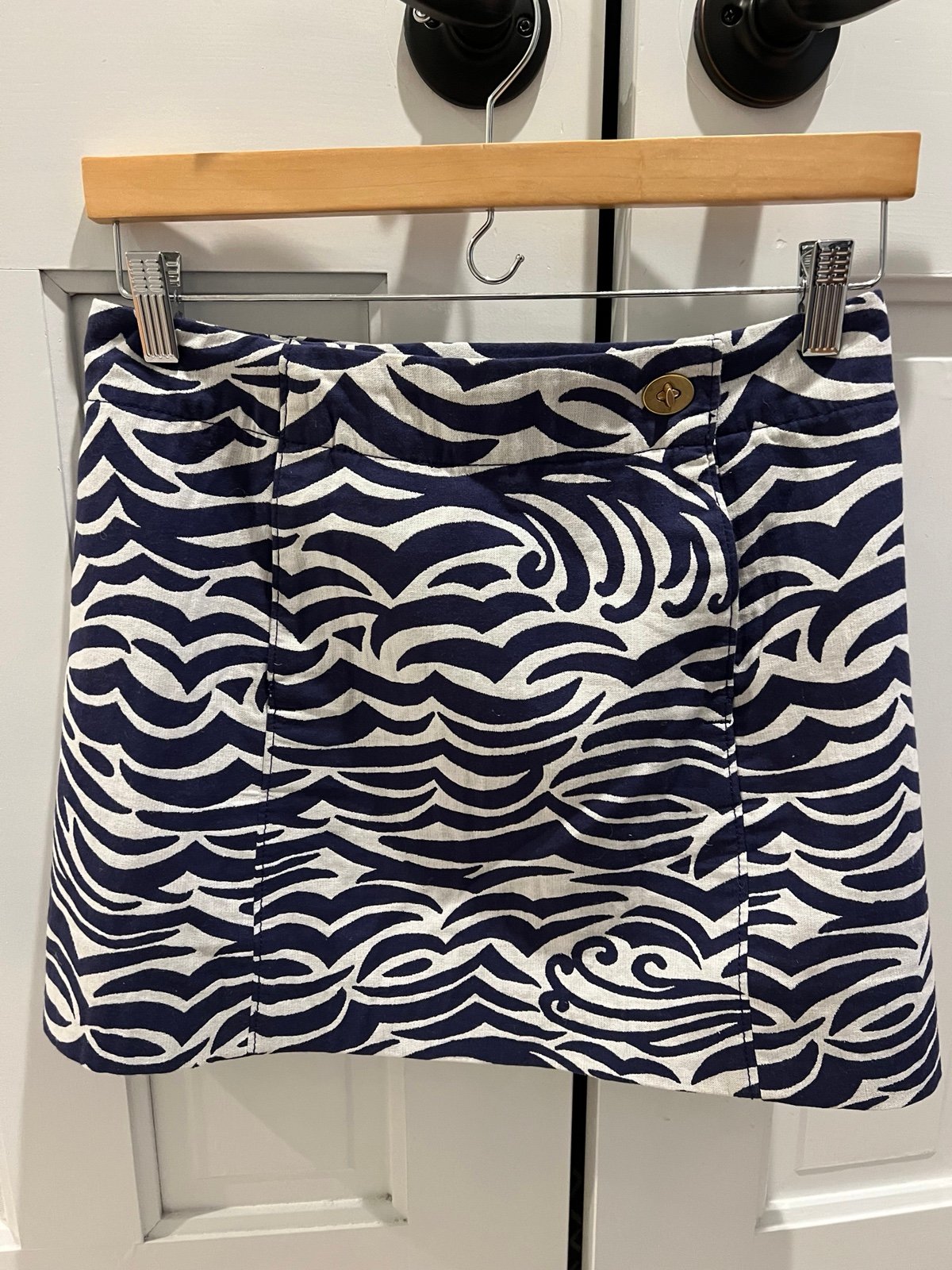 Lilly Pulitzer Wave Mini Skirt-2
