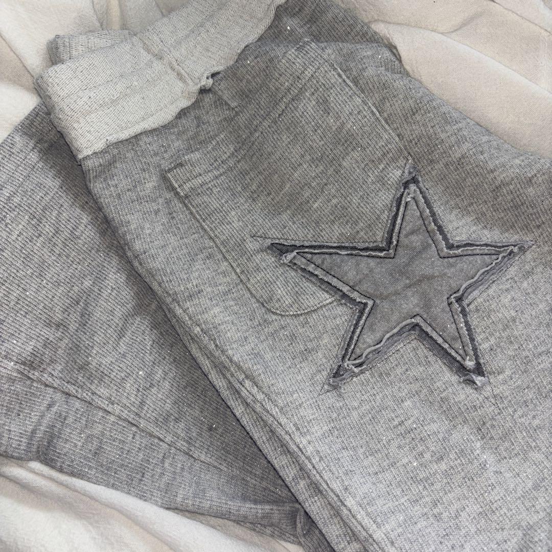 SCULPTOR ◇ Glitter Boots Cut Sweatpants