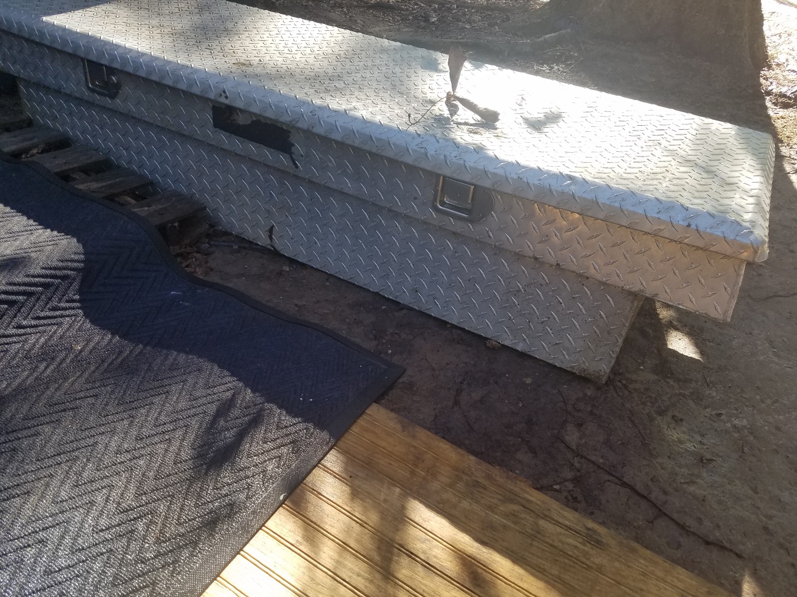 Towing package and tool box