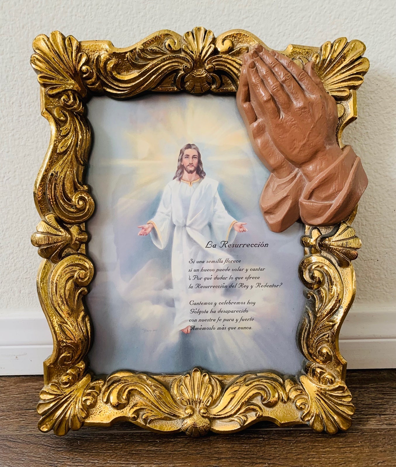 Religiou icon in frame