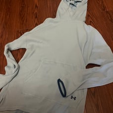 Under Armour women’s Light Blue Hoodie waffle Sweater