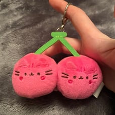 Rare Pusheen Cherry Chaser Keychain!!