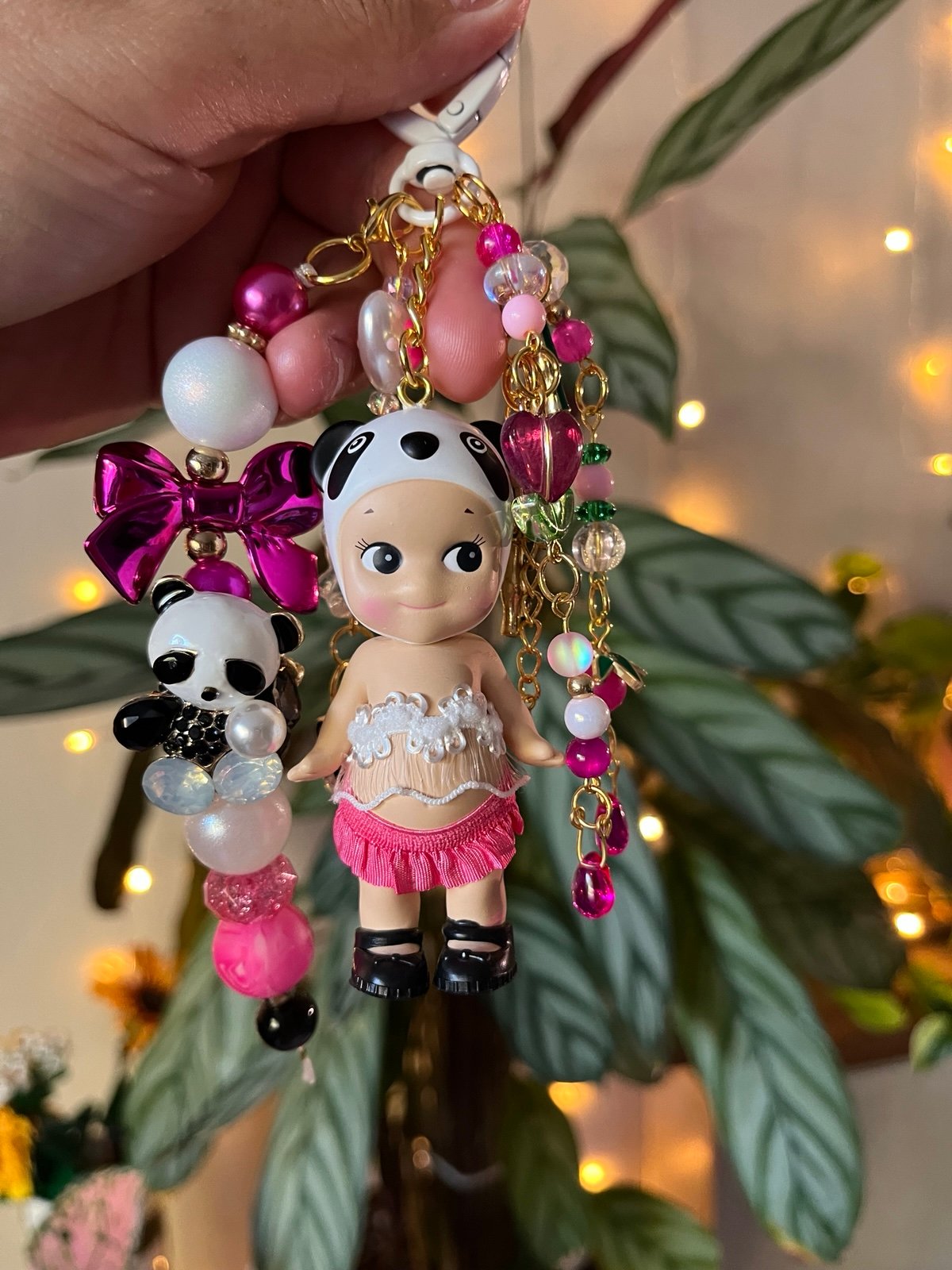 Sonny Angel keychain bag purse charm clip animal series panda