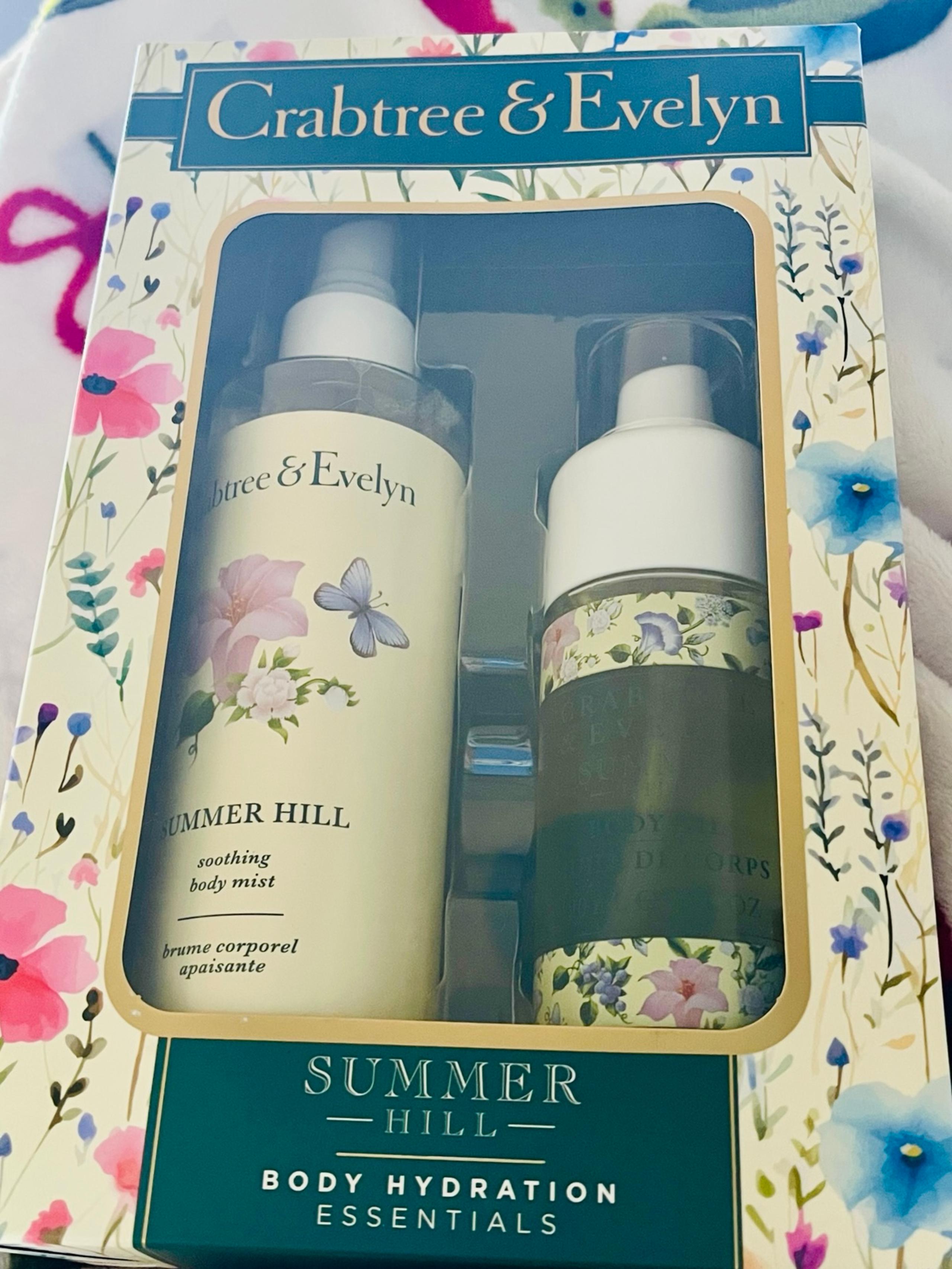 Crabtree & Evelyn Summer Hill Soothing Body Hydration Essentials Gift Set NEW