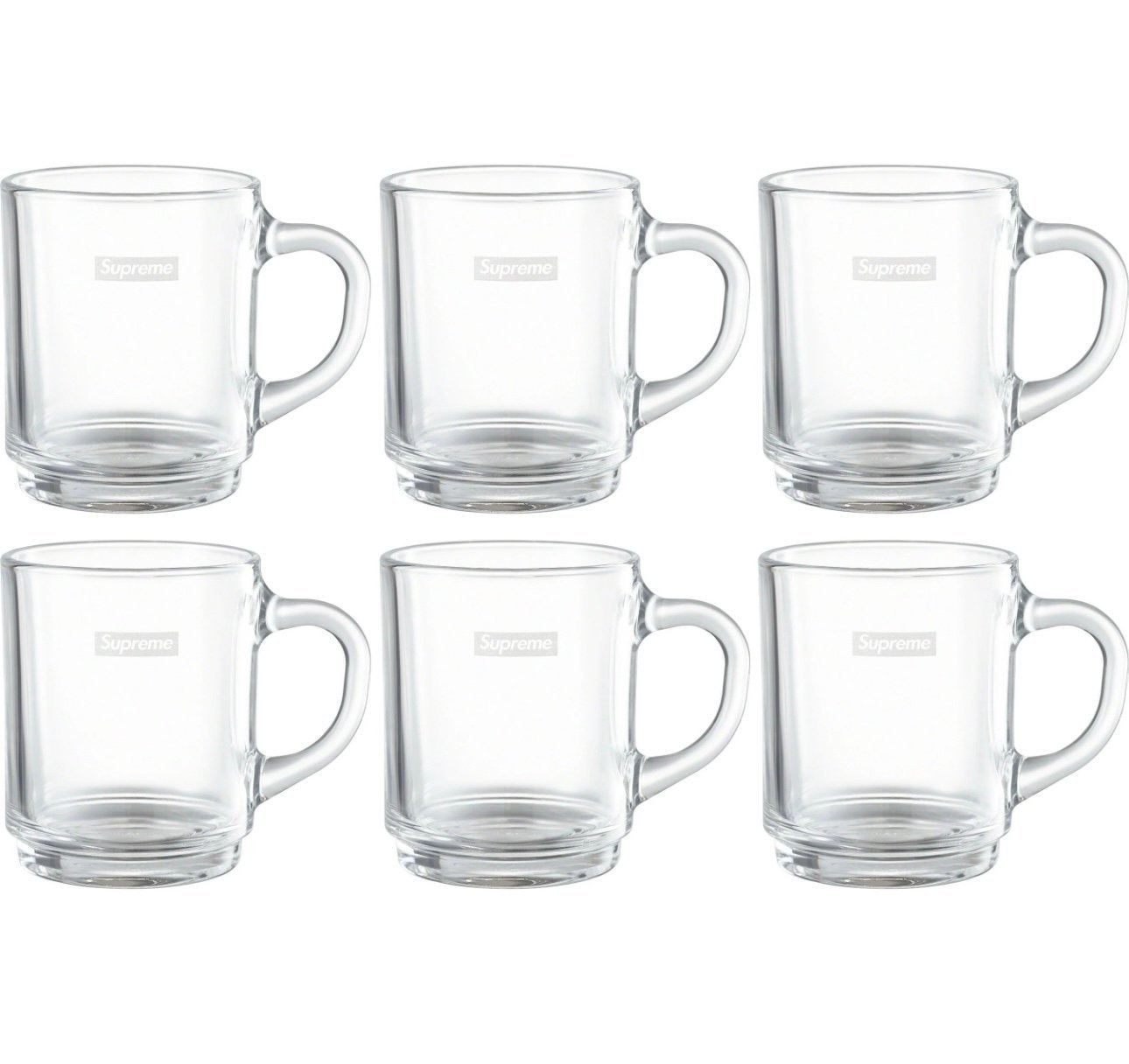 Supreme x Duralex Clear Glass Mugs / PRICE DROP