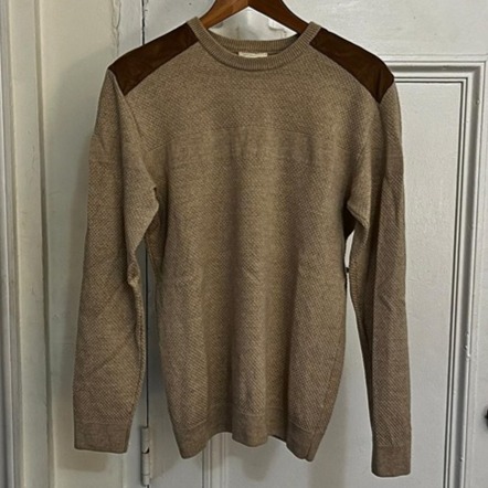Men's Octobre Editions beige (tan) wool sweater size L